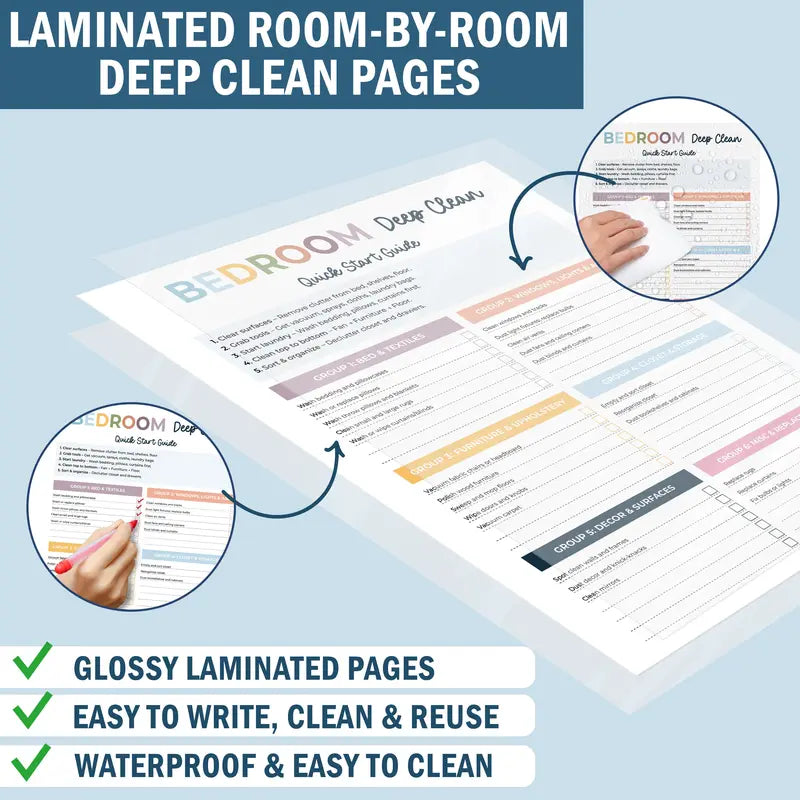 TOLVETA™ - ADHD Cleaning Planner