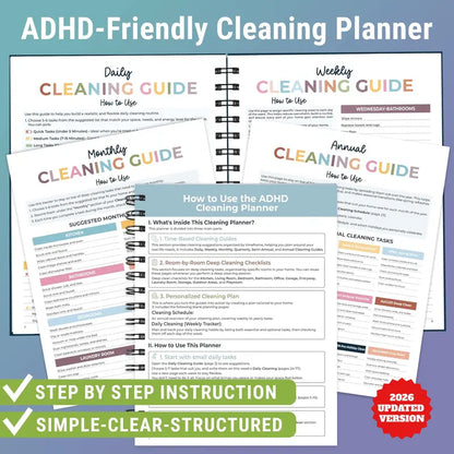 TOLVETA™ - ADHD Cleaning Planner